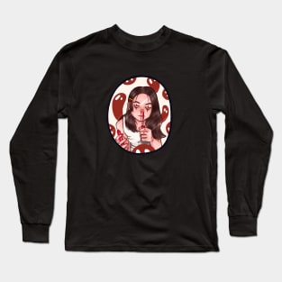 Mirror Horror (Black) Long Sleeve T-Shirt